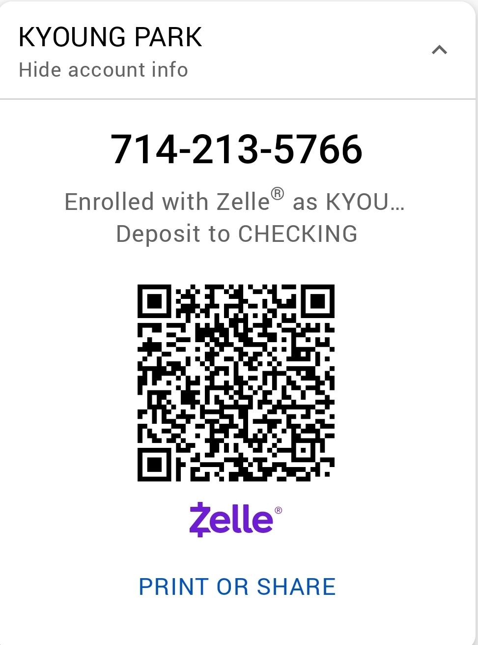 Zelle QR Code